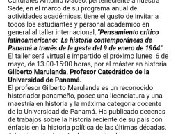 Taller Internacional, Pensamiento crítico latinoamericano
